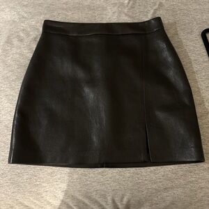 Wilfred Black Mini Skirt